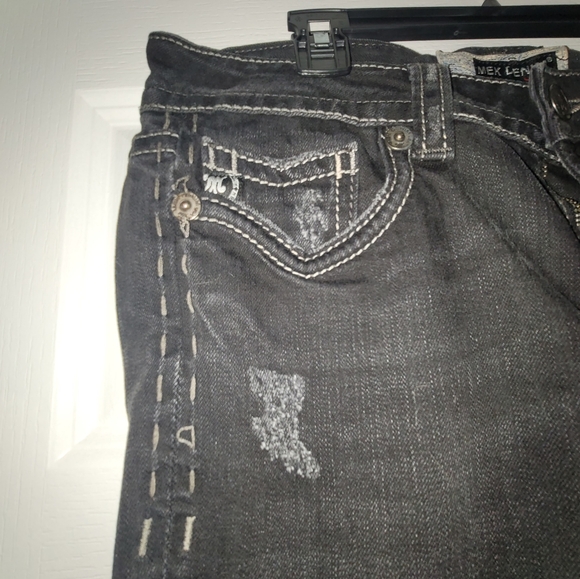 MEK Oaxaca Women's Black Jeans Size 29/34 - Picture 6 of 16